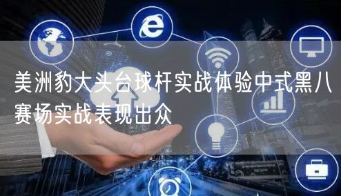 美洲豹大头台球杆实战体验中式黑八赛场实战表现出众