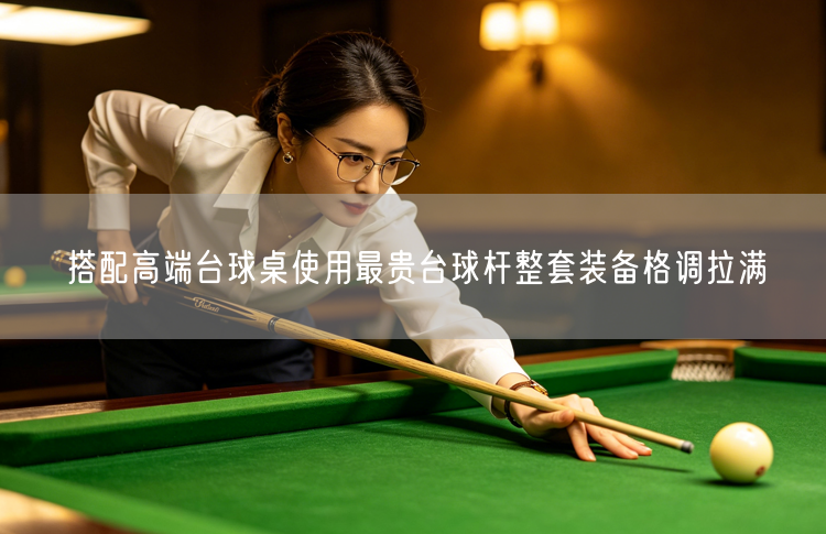 搭配高端台球桌使用最贵台球杆整套装备格调拉满