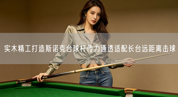 实木精工打造斯诺克台球杆传力通透适配长台远距离击球