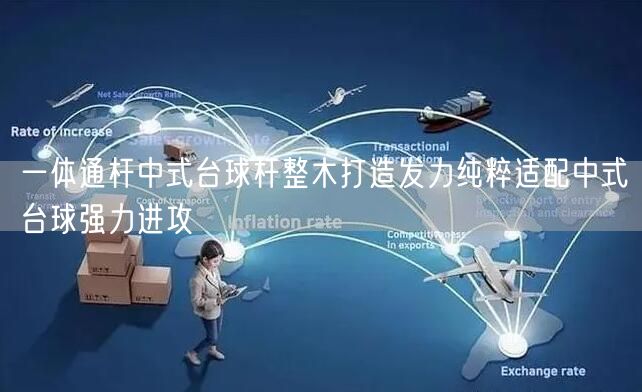 一体通杆中式台球杆整木打造发力纯粹适配中式台球强力进攻