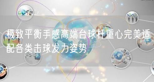 极致平衡手感高端台球杆重心完美适配各类击球发力姿势
