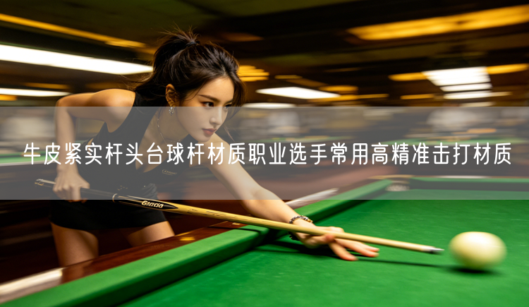 牛皮紧实杆头台球杆材质职业选手常用高精准击打材质
