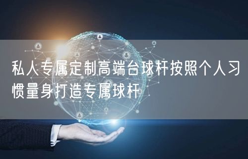 私人专属定制高端台球杆按照个人习惯量身打造专属球杆