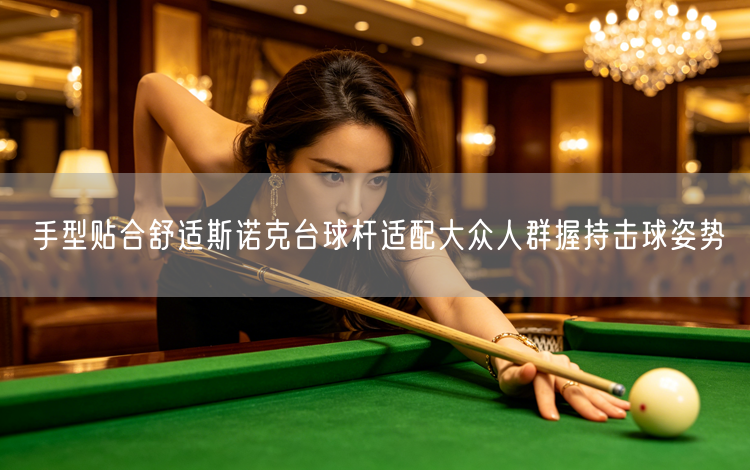 手型贴合舒适斯诺克台球杆适配大众人群握持击球姿势