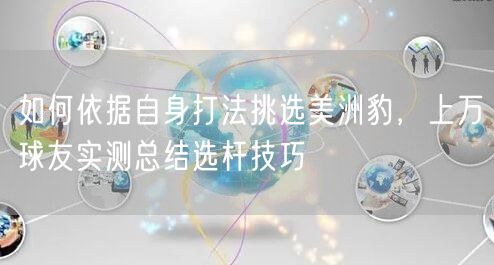 如何依据自身打法挑选美洲豹，上万球友实测总结选杆技巧