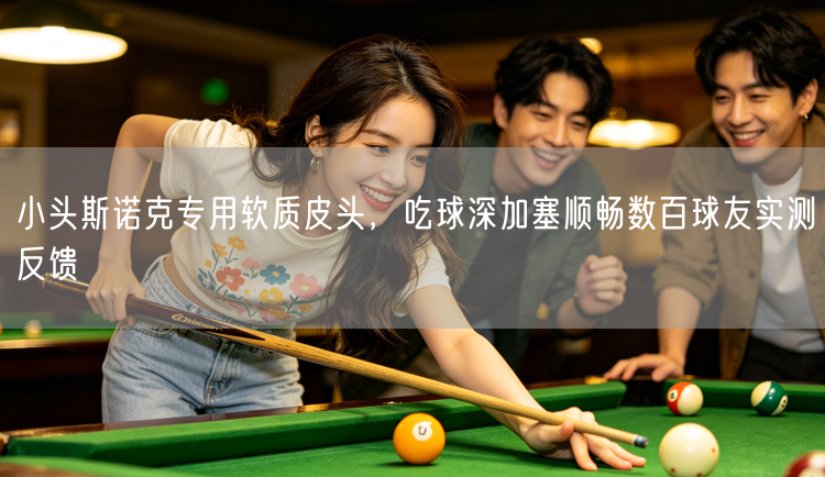 小头斯诺克专用软质皮头，吃球深加塞顺畅数百球友实测反馈