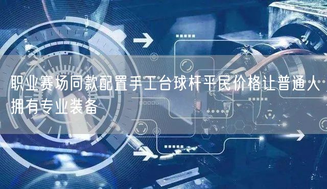 职业赛场同款配置手工台球杆平民价格让普通人拥有专业装备