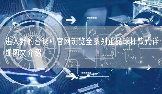 进入野豹台球杆官网浏览全系列正品球杆款式详细图文介绍