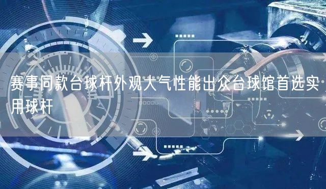 赛事同款台球杆外观大气性能出众台球馆首选实用球杆