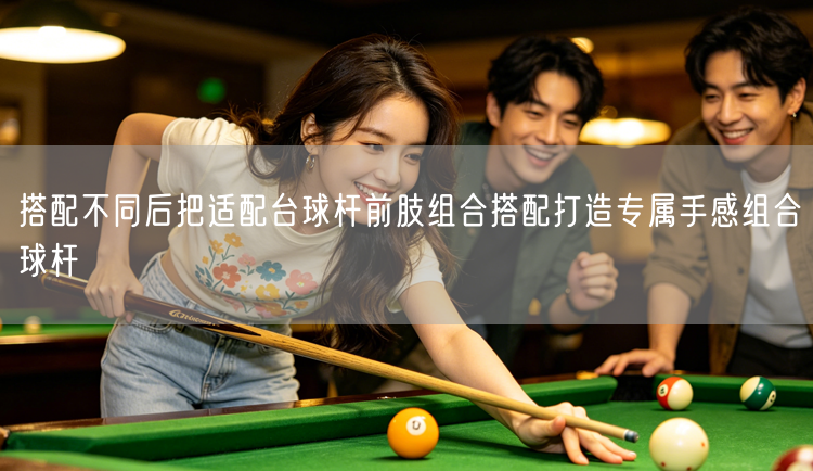 搭配不同后把适配台球杆前肢组合搭配打造专属手感组合球杆