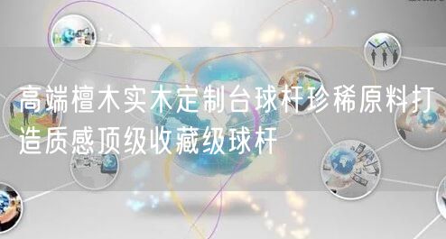 高端檀木实木定制台球杆珍稀原料打造质感顶级收藏级球杆