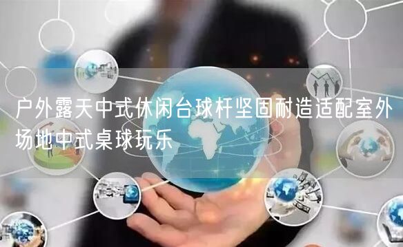 户外露天中式休闲台球杆坚固耐造适配室外场地中式桌球玩乐